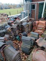 Diverse nokvorsten gevelpannen knikpannen, Doe-het-zelf en Verbouw, Dakpannen en Dakbedekking, Ophalen, Gebruikt, Steen of Klei