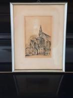 litho Gerard van Berkel oude kerk Amsterdam 31 / 100, Antiek en Kunst, Kunst | Litho's en Zeefdrukken, Ophalen
