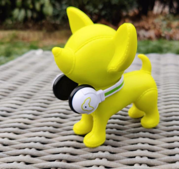 Leuke Spaarpot Hond met Koptelefoon, Verzamelen, Spaarpotten, Nieuw, Dier, Ophalen of Verzenden