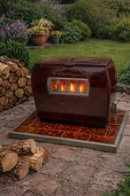 Franse emaille houtkachel, Ophalen of Verzenden, Hout, Houtkachel