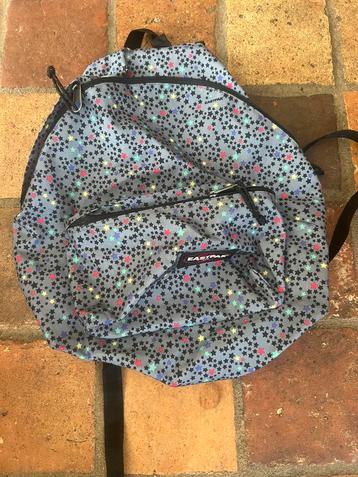 Eastpak U.S.A rugzak rugtas groot grijs met  sterren school beschikbaar voor biedingen