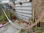 Hangmatstandaard hout ca 3,5 meter., Tuin en Terras, Hangmatten, Ophalen, Gebruikt, Eenpersoons, Buiten