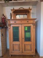 Antieke vertiko kast met glazen deuren, Antiek en Kunst, Antiek | Meubels | Kasten, Ophalen