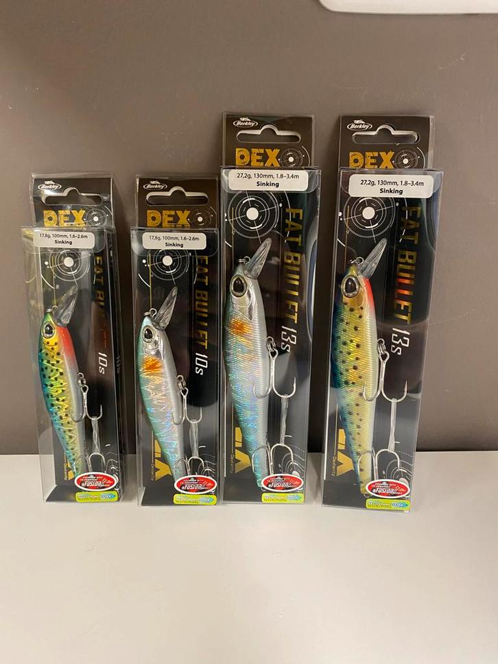 Berkley Dex Fat Bullet Pluggen - Nieuw!, Watersport en Boten, Hengelsport | Roofvissen, Nieuw, Overige typen, Ophalen of Verzenden