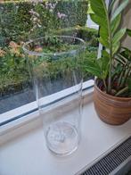 Grote Glazen Vaas, Ophalen, 50 tot 75 cm, Wit, Glas