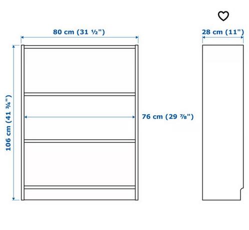 Billy boekenkast 80 cm breed wit, Huis en Inrichting, Kasten | Boekenkasten, Zo goed als nieuw, 50 tot 100 cm, 100 tot 150 cm