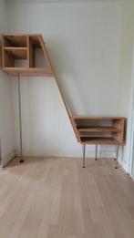 Uniek Design Meubel - Houten Wandkast, Huis en Inrichting, Ophalen, Met plank(en), Gebruikt, 100 tot 150 cm