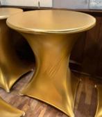 Gouden Cocktailtafel rokken degelijke geen ali of temu, Ophalen, 25 tot 50 cm, Rechthoekig