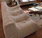 Ligne Roset Togo - Bouclé Ivoor, Ophalen, Gebruikt, 100 tot 125 cm, Driepersoons