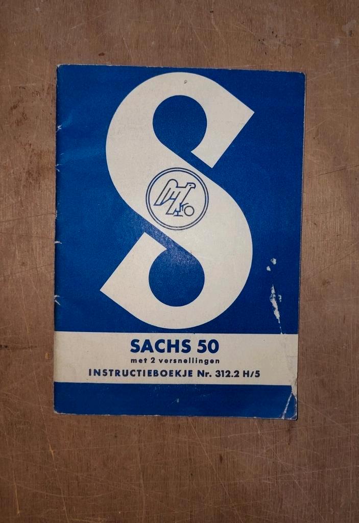 Sachs 50/2 instructieboekje, Fietsen en Brommers, Handleidingen en Instructieboekjes, Gebruikt, Ophalen of Verzenden