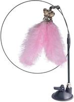 Nieuw in verpakking kattenhengel met veer, Dieren en Toebehoren, Kattenspeelgoed, Ophalen of Verzenden, Nieuw, Speelhengel