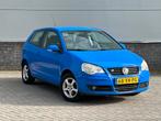 Volkswagen Polo 59 kW / 80 PK 2007|Elektrischeramen|Trekhaak, Auto's, Voorwielaandrijving, Stof, Zwart, Blauw