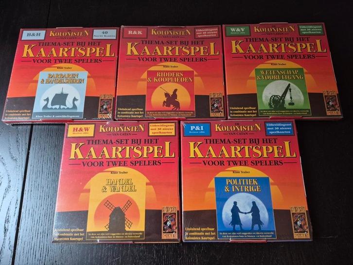 NIEUW in seal Kolonisten van Catan kaartspellen, Hobby en Vrije tijd, Gezelschapsspellen | Bordspellen, Nieuw, Een of twee spelers