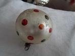 vintage glazen  bal  met stippen, Diversen, Kerst, Ophalen of Verzenden