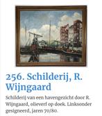 Schilderij Wijngaard, Antiek en Kunst, Kunst | Schilderijen | Klassiek, Ophalen of Verzenden