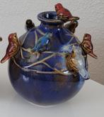Vaas met vogeltjes, Daan Kromhout Design, Overige kleuren, Aardewerk of Porselein, Ophalen of Verzenden, Zo goed als nieuw