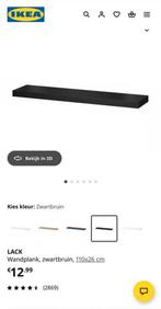 Ikea LACK wandplank bruin/zwart 1stuk 7,50, Huis en Inrichting, Woonaccessoires | Wandplanken en Boekenplanken, Ophalen, Zo goed als nieuw