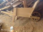 Houten Kruiwagen - Handgemaakt Decoratie, Ophalen of Verzenden