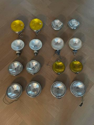 Diverse sets verstralers / mistlampen voor oldtimer  beschikbaar voor biedingen