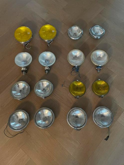 Diverse sets verstralers / mistlampen voor oldtimer, Auto-onderdelen, Verlichting, Oldtimer onderdelen, Ophalen of Verzenden