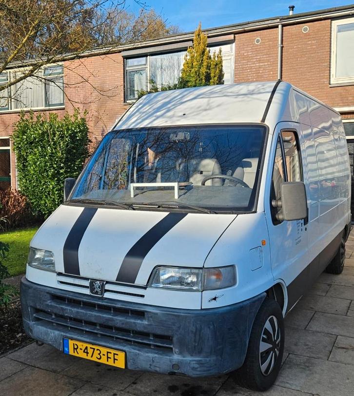 Peugeot boxer camper bus motorsport bus cross bus, Auto's, Bestelauto's, Particulier, Diesel, Handgeschakeld, Geïmporteerd, Wit