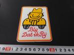 sticker  Blij Dat ik Rij  strip man met hoed *, Ophalen, Zo goed als nieuw