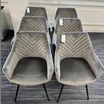 6 riverdale stoelen, Ophalen of Verzenden, Zo goed als nieuw, Grijs