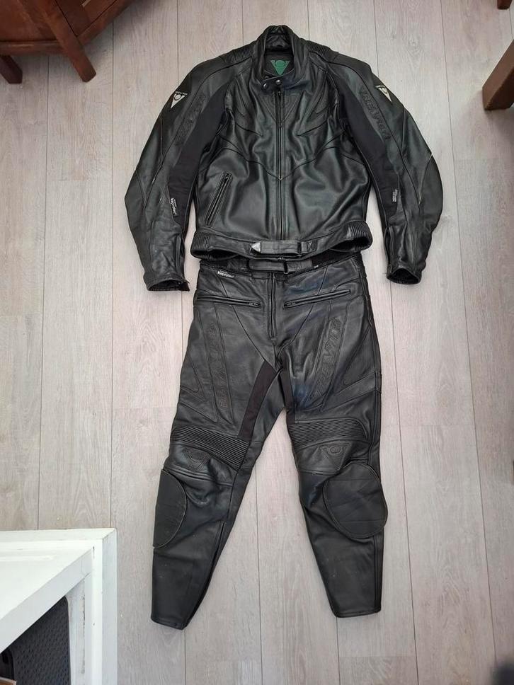 Rev'it leren motorpak maat 52, Motoren, Kleding | Motorkleding, Combipak, Heren, Tweedehands, Ophalen of Verzenden
