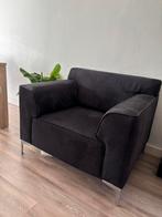 Prachtige zwarte/antraciet stoel van Montèl, Huis en Inrichting, Fauteuils, Ophalen, 75 tot 100 cm, Zo goed als nieuw, 75 tot 100 cm
