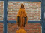 Beeld Maria op Sokkel - 180 cm - Gietijzer, Ophalen of Verzenden, Metaal, Mensenbeeld