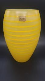 Luminarc Swirl Vaas - Geel, 19.5 cm, Ophalen of Verzenden