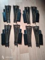 Wissels flescheman  8 stuks, Hobby en Vrije tijd, Modeltreinen | H0, Gelijkstroom, Rails, Ophalen of Verzenden, Zo goed als nieuw