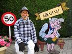 Abraham op bankje met bierpul en pot mosterd set 3 deel., Ophalen, Nieuw, Abraham of Sarah