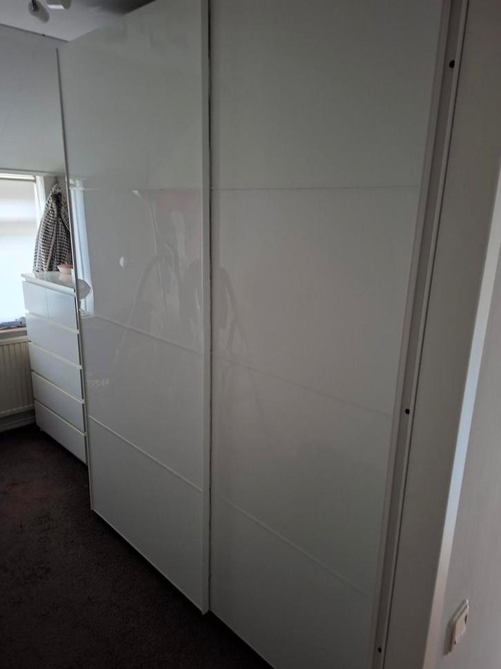 Grote Ikea Pax kast met schuifdeuren, Huis en Inrichting, Kasten | Kledingkasten, Zo goed als nieuw, 200 cm of meer, 200 cm of meer
