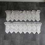 Gordijnen/ valletjes, gehaakt in de jaren 70, vintage, Ophalen of Verzenden