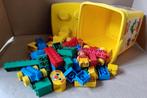 Duplo bak 1544 met deksel, extra gevuld met losse Duplo, Ophalen of Verzenden, Gebruikt, Complete set, Duplo