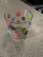 Leuke glazen kom met stippen, Ophalen of Verzenden, Kom(men), Overige stijlen, Glas