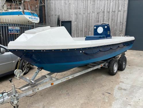 Ex MOB boot noreq rrb 525  Visboot, Watersport en Boten, Vis- en Consoleboten, Zo goed als nieuw, 10 tot 30 pk, 3 tot 6 meter