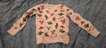 Stoere Kerst Dino Trui Maat 110/116 beschikbaar voor biedingen