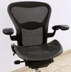 Herman Miller Aeron B - Leder, Ophalen, Gaming bureaustoel, Gebruikt, Zwart