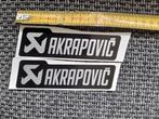 Originele Akrapovic stickers geschikt voor demper/ uitlaat, Nieuw