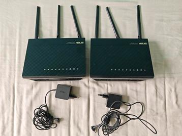 2x Asus RT-AC68U Router - Krachtige WiFi! beschikbaar voor biedingen