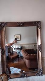 Exclusieve Brons-Bruine Schitterende "Barok"Spiegel 118x90cm, 100 tot 150 cm, Ophalen of Verzenden, Zo goed als nieuw, 75 tot 100 cm