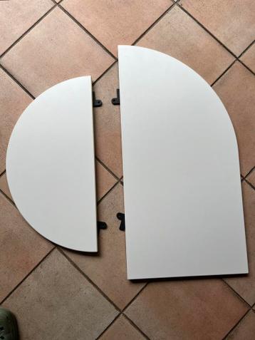 Ikea galant aansteekblad buro (wit) - afbeelding 1