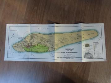 1930: oude plattegrond Schiermonnikoog, Pension v.d. Werff beschikbaar voor biedingen