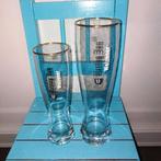 Hertog Jan bierglas Weizener 2 stuks 0,5 l en 0,3 l, Ophalen, Gebruikt, Glas of Glazen, Hertog Jan