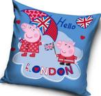 Peppa Pig Kussenhoesje - Peppa en George London, Kinderen en Baby's, Kinderkamer | Inrichting en Decoratie, Ophalen of Verzenden
