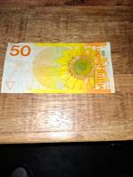 50 Gulden Biljet - Zonnebloem, Postzegels en Munten, Bankbiljetten | Nederland, Ophalen of Verzenden, 50 gulden, Los biljet