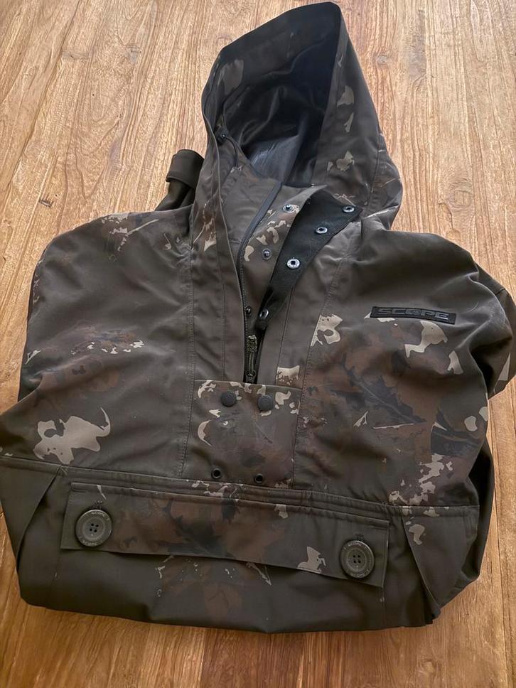 Nash Scope Smock Jas Maat L - Zo Goed Als Nieuw!, Watersport en Boten, Hengelsport | Karpervissen, Zo goed als nieuw, Verzenden