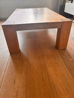 Eiken houten salontafel 80x140, Ophalen, 100 tot 150 cm, 50 tot 100 cm, Minder dan 50 cm